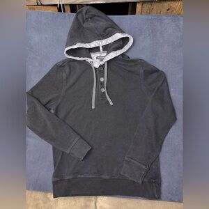 Banana Republic Black Hoodie with Gray Accents